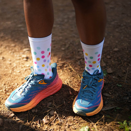 Dots Casual Crew Socks
