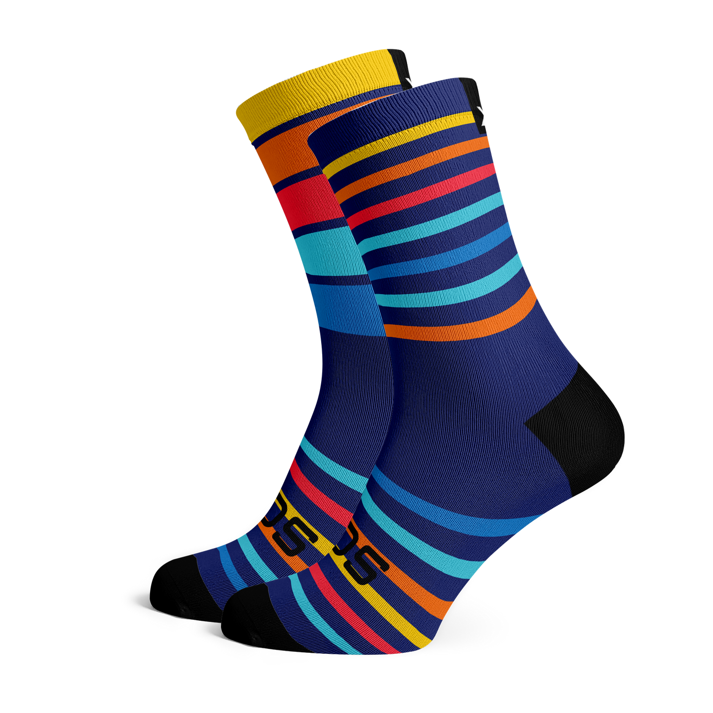 Sunset Running Crew Socks