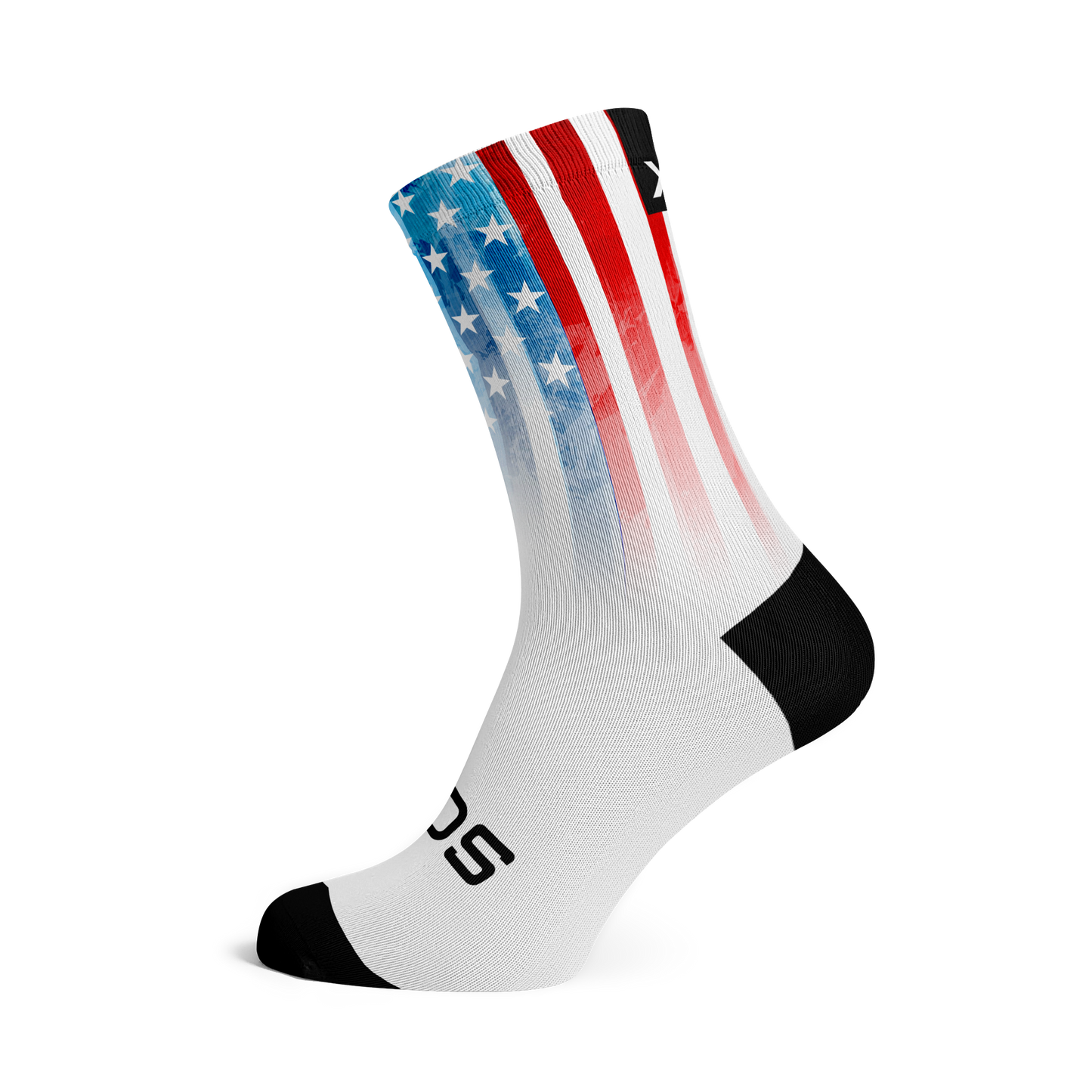 USA Paint Flag Crew Socks