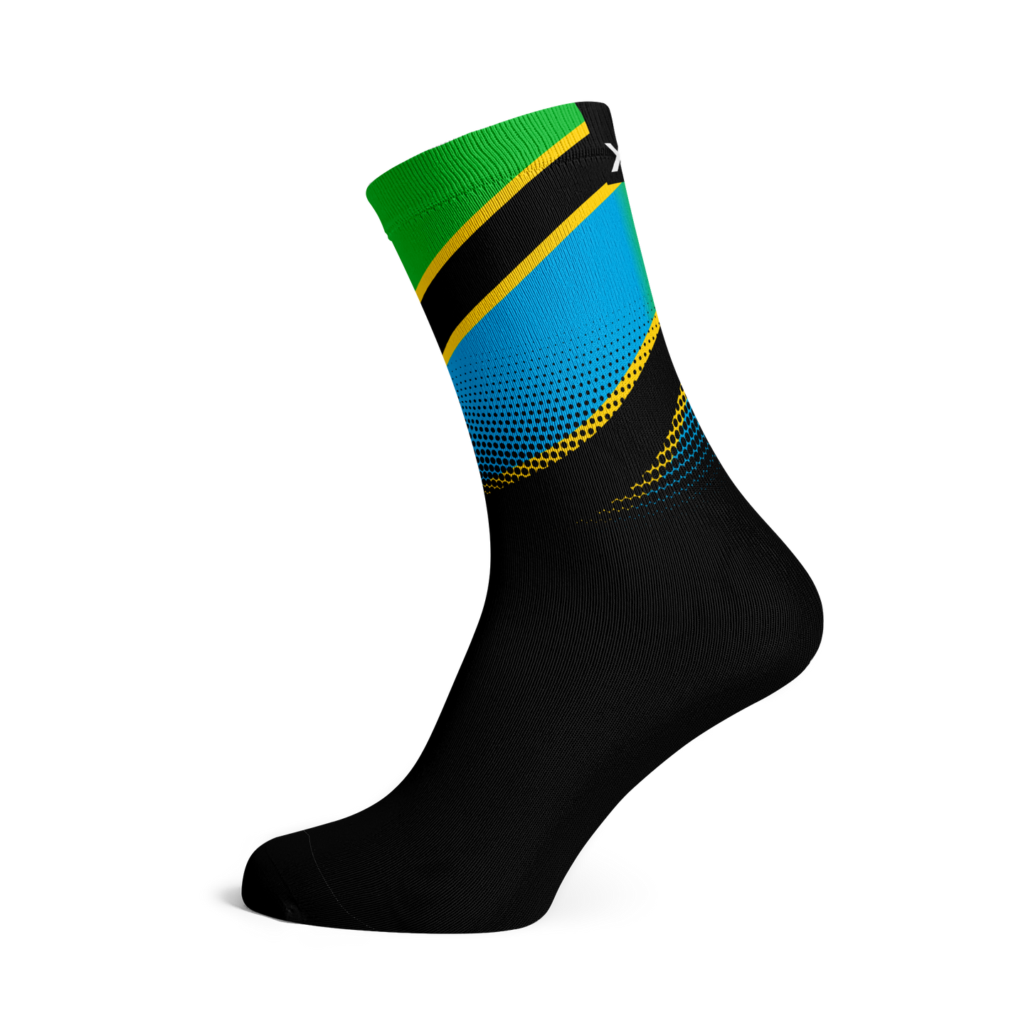 Tanzania Flag Crew Socks