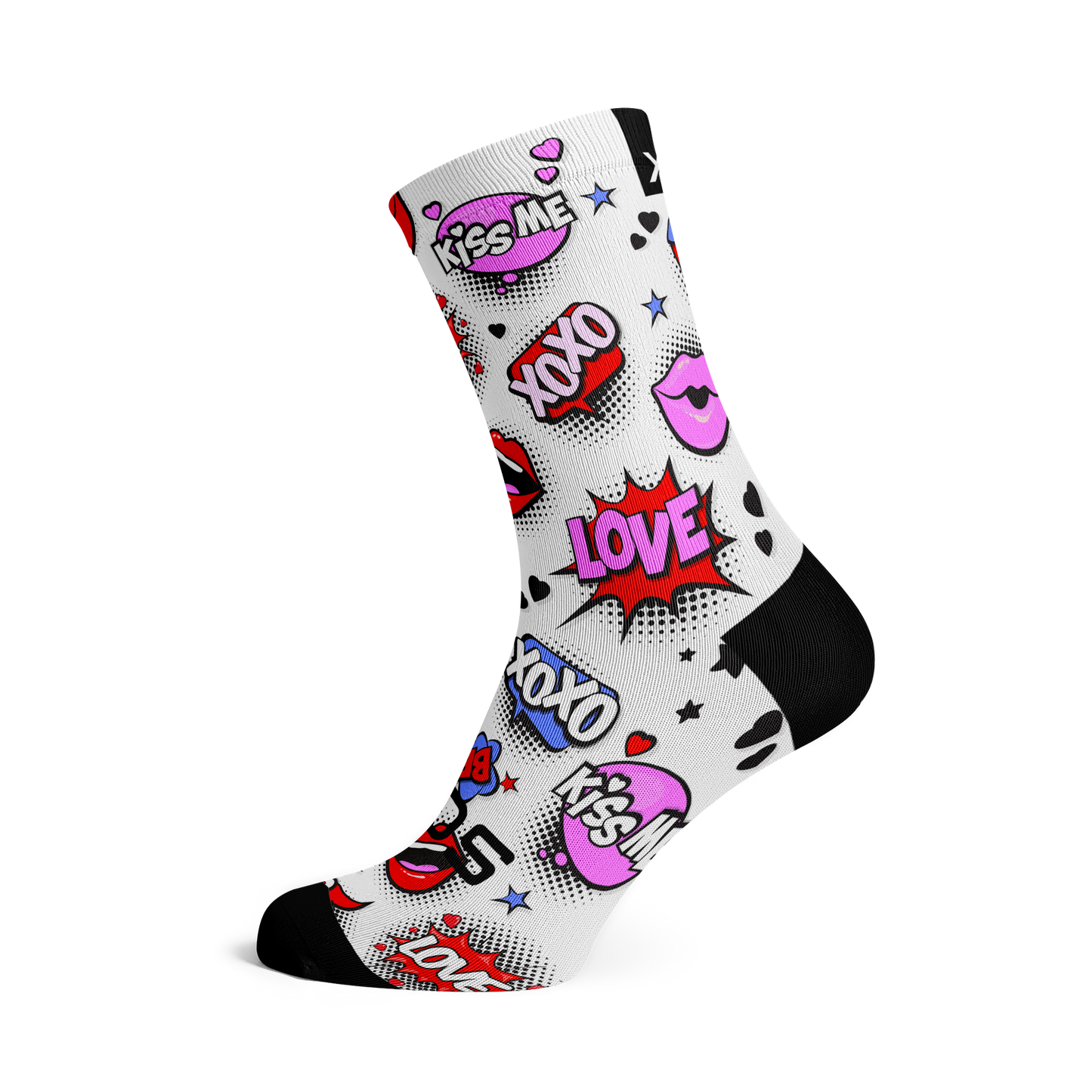 Love Struck Casual Crew Socks